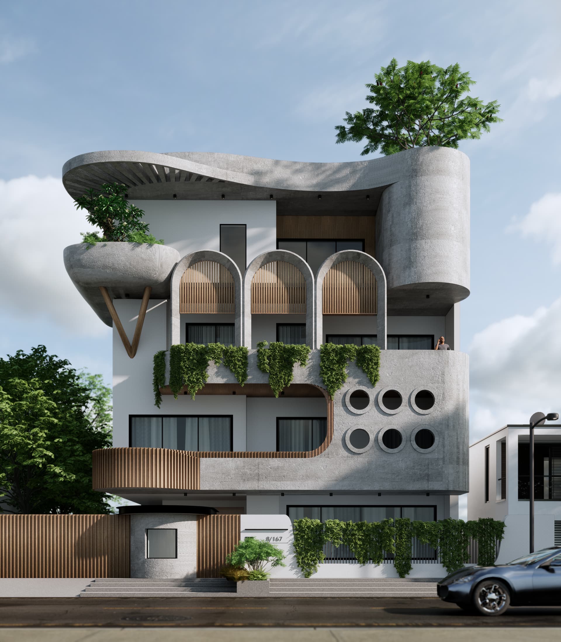 Concrete House - Exterior View